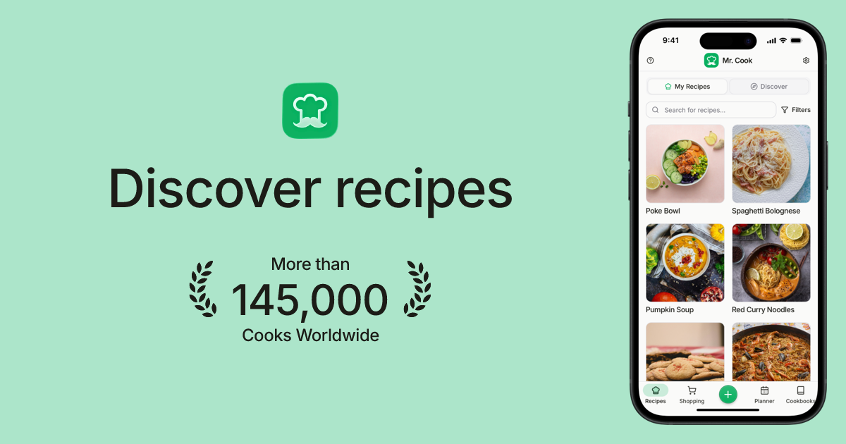 Discover New and Popular Recipes - Mr. Cook