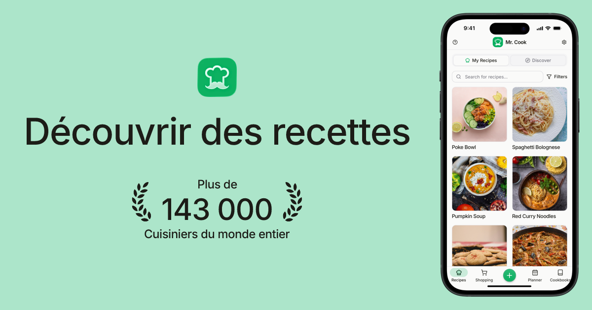 Découvrir de Nouvelles et Populaires Recettes - Mr. Cook